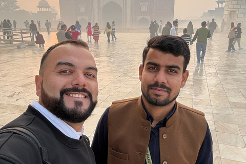 From Delhi: Taj Mahal & Agra Day Trip with Multiple Options Private Tour with Car, Driver, Tour Guide and Entry Tickets