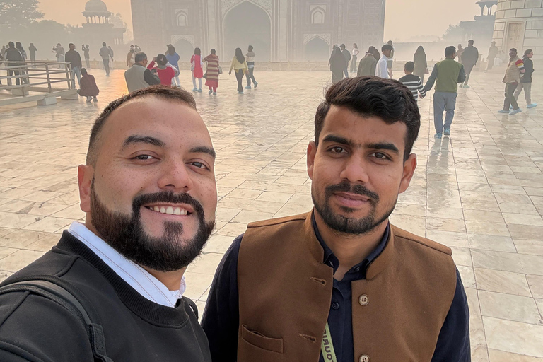 From Delhi: Taj Mahal & Agra Day Trip with Multiple Options Private Tour with Car, Driver, Tour Guide and Entry Tickets