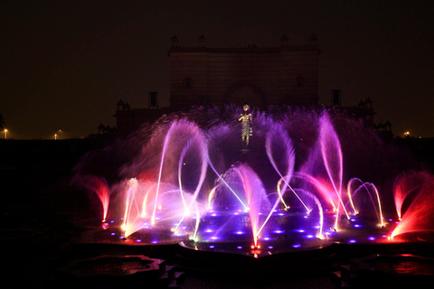 Nueva Delhi: Visita a la Exposición Akshardham, Espectáculo de Luz y AguaTransporte y guía