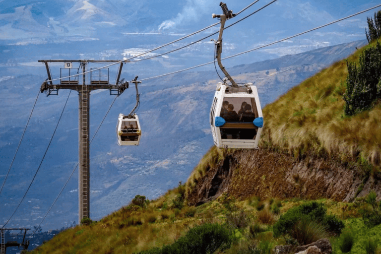 Quito: Kolejka linowa w Quito na wulkan Pichincha