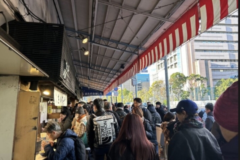 Toyosu et marché matinal de Tsukiji avec un guide agréé par le gouvernement5:00 Marché matinal de Toyosu et Tsukiji avec le gouverneur licencié Gu