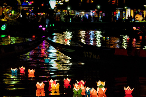 Hoi An: Hoai Fluss Bootsfahrt bei Nacht und schwimmende Laterne