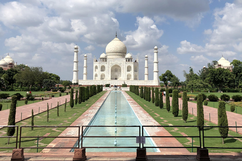 From Delhi: Agra Day Trip with Taj Mahal and Agra FortAC Car and Tour Guide Service Only