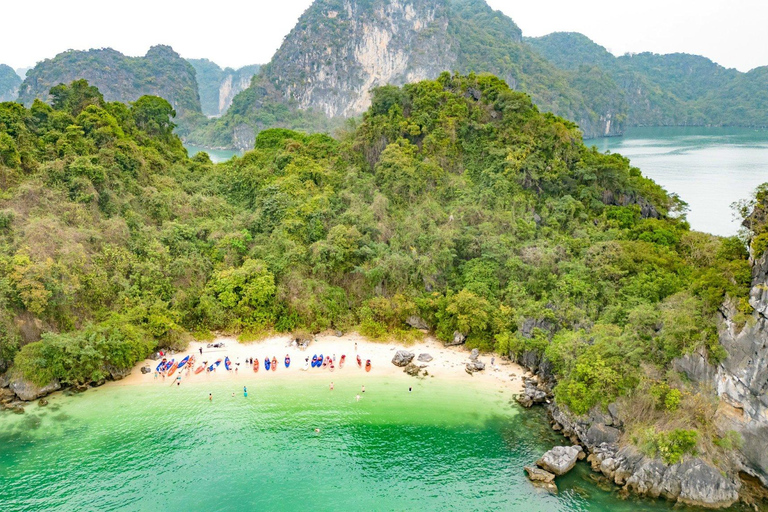 De Ninh Binh : Baía de Bai Tu Long 2-3 dias Cruzeiro na Baía dos Jardins