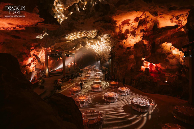 From Hanoi: Ha Long Bay Cruise, Cave Tour, and Dinner Show