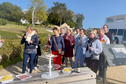 Épernay: Champagne Open-Top Bus Tour with 3 Tastings 1h30 Open-Top Bus Tour with 3 Tastings