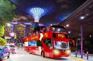 Singapur: Big Bus Night Tour mit Live Guide