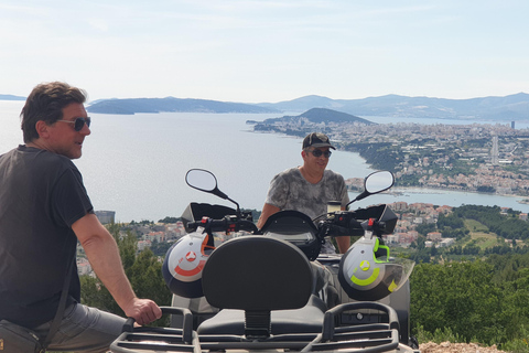 Spalato: Tour in quad con vista sul mare, sulle montagne e sul fiumeTandem Driver Quad