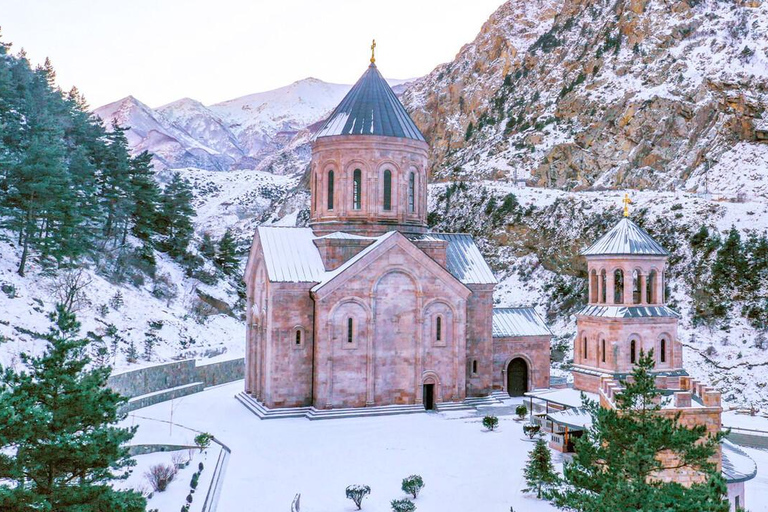 Kazbegi: Dariali Monastery, Gveleti Waterfall & Gergeti Tour