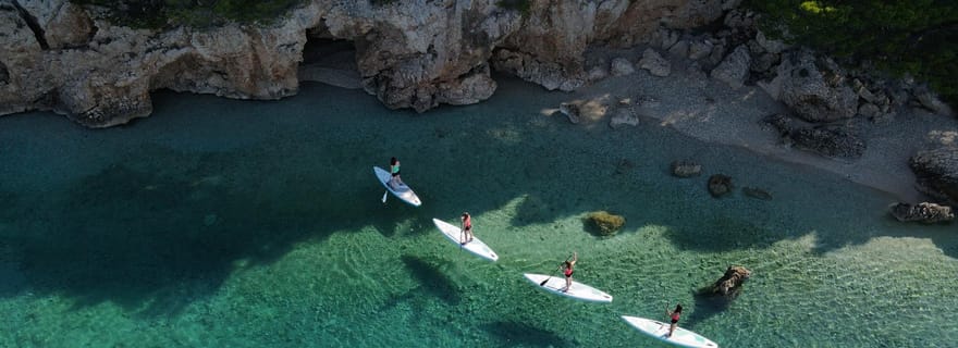 Omišalj : excursion en SUP électrique sur le pont de Krk
