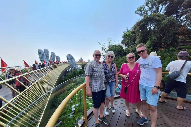 De Hue a Hoi An por el Paso de Hai Van y las Colinas de BaNa - Puente de OroCoche privado por el Paso de Hai Van