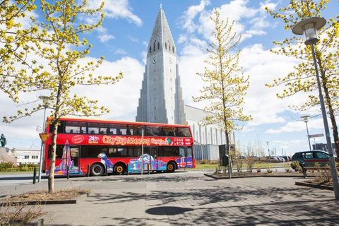 Reykjavik: hop on, hop off-bustour: 24- of 48-uurs ticketReykjavik: ticket voor 48 uur voor hop on, hop off-tour