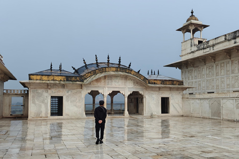 From Delhi: Taj Mahal Sunrise Tour with Elephant SOS Centres Tour with Car, Driver, Ticket, Guide & 5star Meals