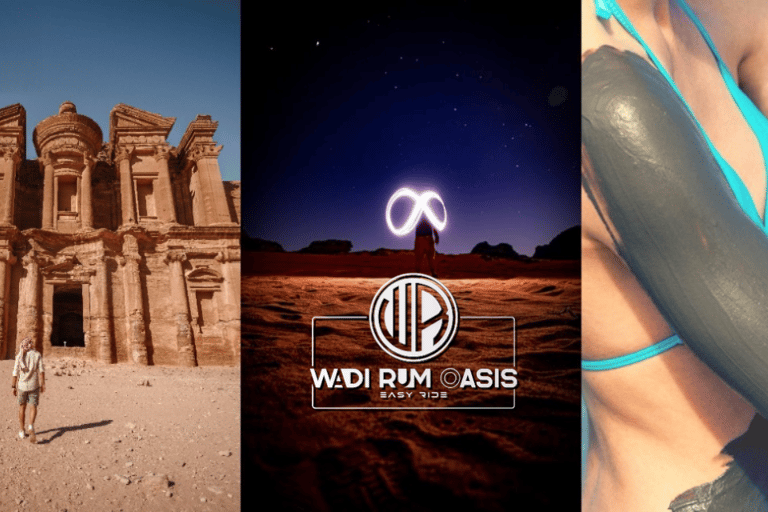 Visita Petra, Wadi Rum e Mar Morto num tour particular de dois dias