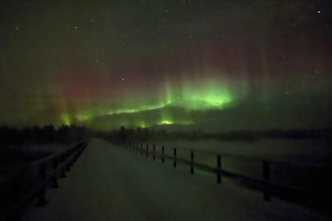 Vanuit Saariselkä/Inari: Aurora-jachttour, kampvuur en snacksVanuit Saariselkä/Inari: op jacht naar het noorderlicht, kampvuur en snacks