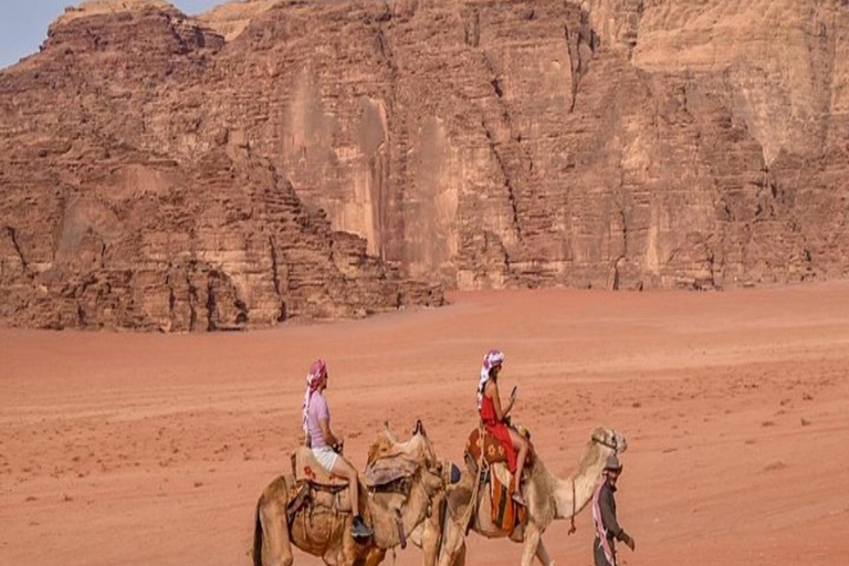 Wadi Rum: Famous place UNESCO Jeep Tour Camel Ride Option Full-Day Tour Hiking Jordan's Highest Mountain
