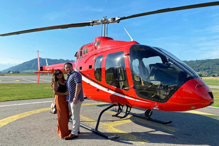 Excursión exclusiva en helicóptero a los Alpes suizos para 4 personas