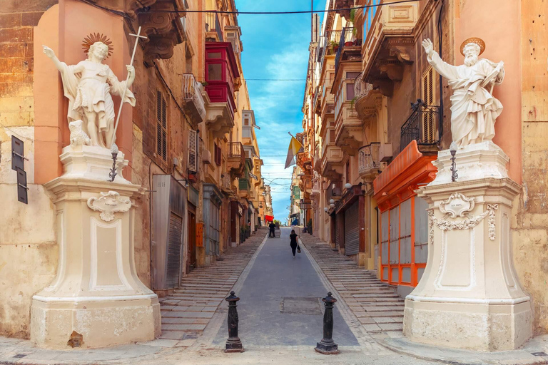 La Valletta Tour privato guidato in inglese, francese o italianoPunto di incontro: Hotel Castille