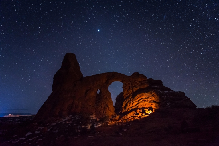 Moab: Die Fenster in Arches Geführte Sternwanderung