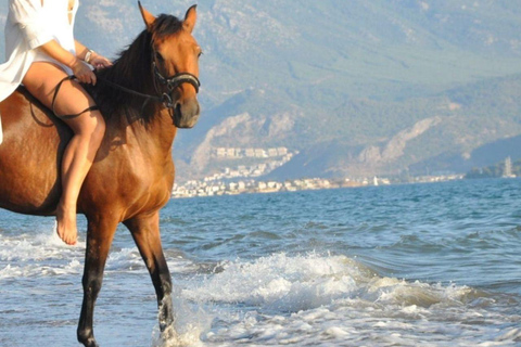 Fethiye: Paseos a caballo por el mar, bosque botánico, costa y playa.Fethiye Equitación en el Mar, Bosque Botánico, Equitación en la Costa y la Playa