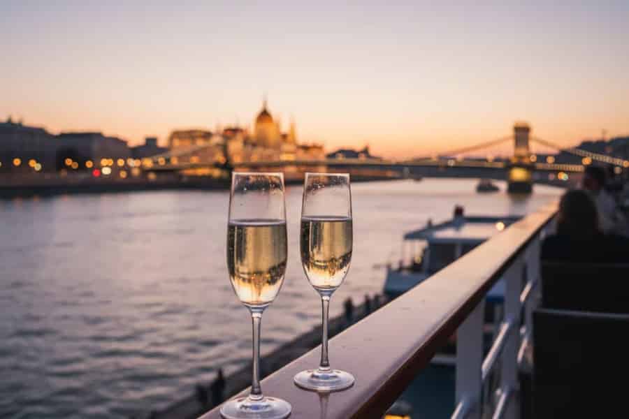 Budapest: Sightseeing-Bootsfahrt auf der Donau mit unbegrenzten Getränken. Foto: GetYourGuide Budapest: Sightseeing-Bootsfahrt auf der Donau mit unbegrenzten Getränken. Foto: GetYourGuide