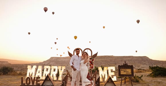 Cappadocia: Sunrise Marriage Proposal with Photos & Pickup