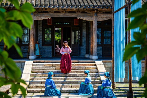 Beijing: Great Wall & Gubei Water Town Day to Night Tour Private Group Gubei Water Town & Simatai Great Wall Day Trip