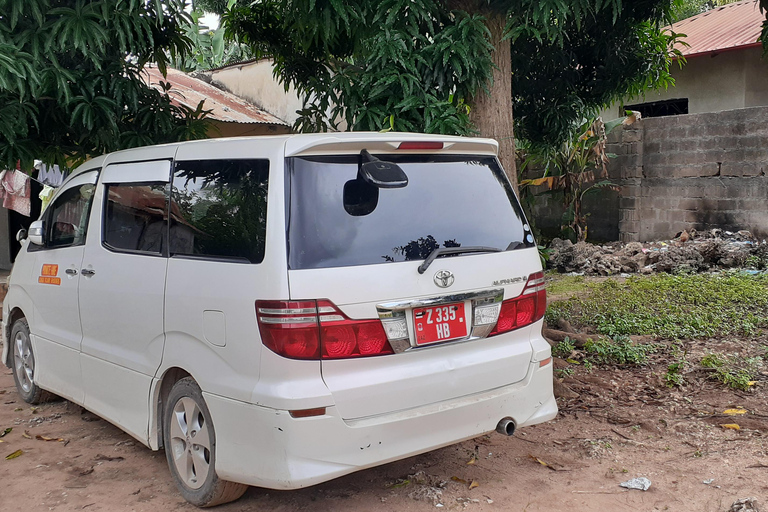 Zanzibar: Taxiservice på önZanzibar: Taxitjänster på ön