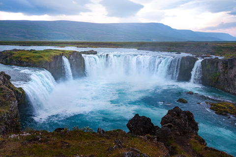 Akureyri: Goðafoss Waterfall and Whale Watching Tour
