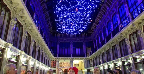 Turin: Luci d’Artista Walking Tour with Bicerin Tasting