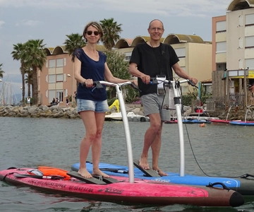 AQUASTEPPER, walk on water and stroll on the lagoon at Gruissan