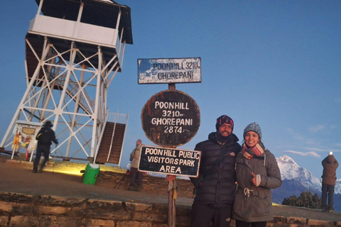 From Chitwan: 5-Day Poon Hill, Ghandruk Sunrise Trek