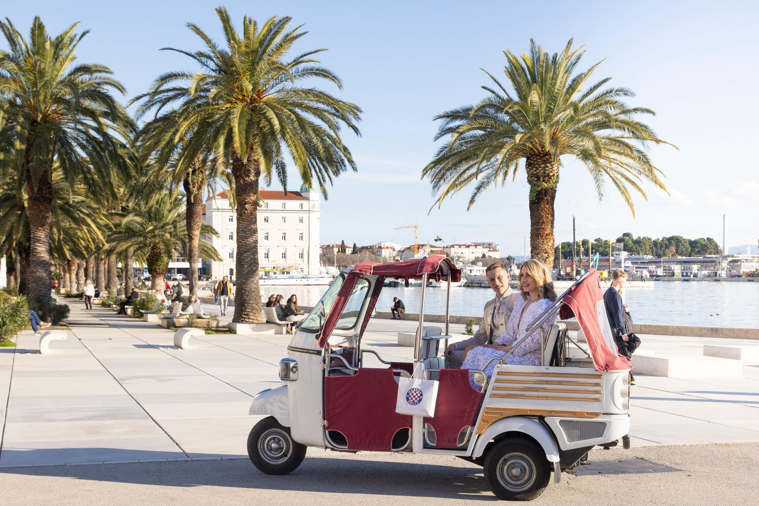 Split: Private Panorama-Städtetour per Tuk-Tuk + eiskalte Getränke