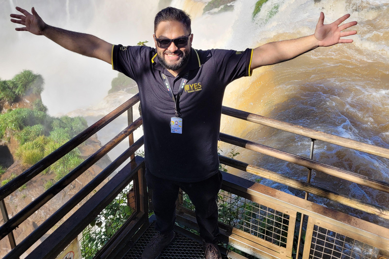 Tour privado de un día por las cataratas de Iguazú: Ambos lados, ¡el mismo día!