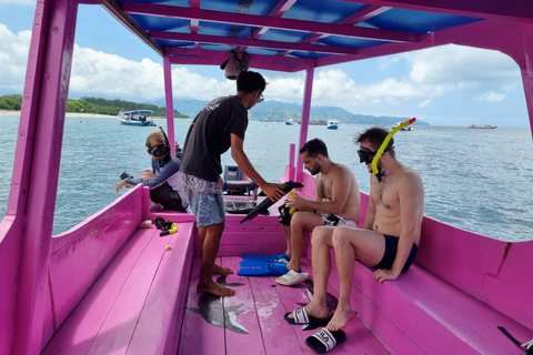 Snorkelen op Gili Eilanden: Gili Trawangan, Meno en AirStart vanuit Lombok