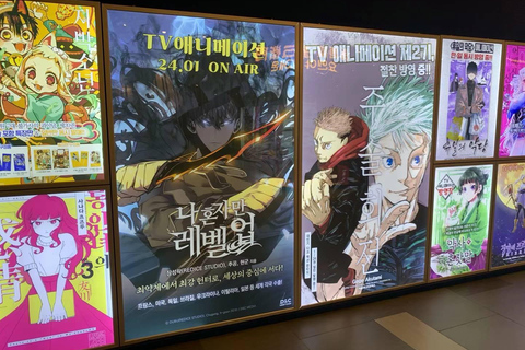 Séoul : Hongdae, KPOP, Webtoon&amp;Game, visite à pied des cafés à thème