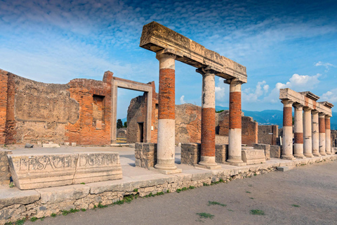 De Nápoles: Viagem de 1 dia a Pompeia e ao Monte Vesúvio