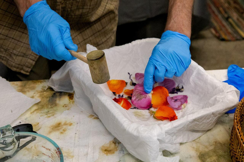 Textile art class in a Brisbane art studio Nature-inspired textile art class in a Brisbane studio