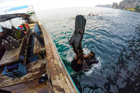 From Phi Phi: Half-Day Trip for Certified Divers (2 Dives) Afternoon Diving for Certified Divers (2 Dives)