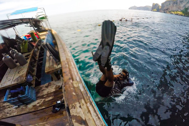 From Phi Phi: Half-Day Trip for Certified Divers (2 Dives) Afternoon Diving for Certified Divers (2 Dives)