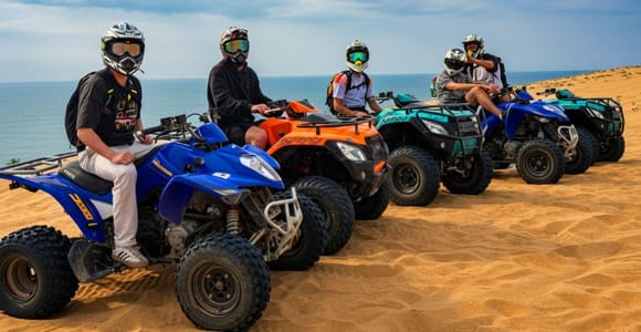 From Agadir/Taghazout: Sandboarding Experience & Quad Biking