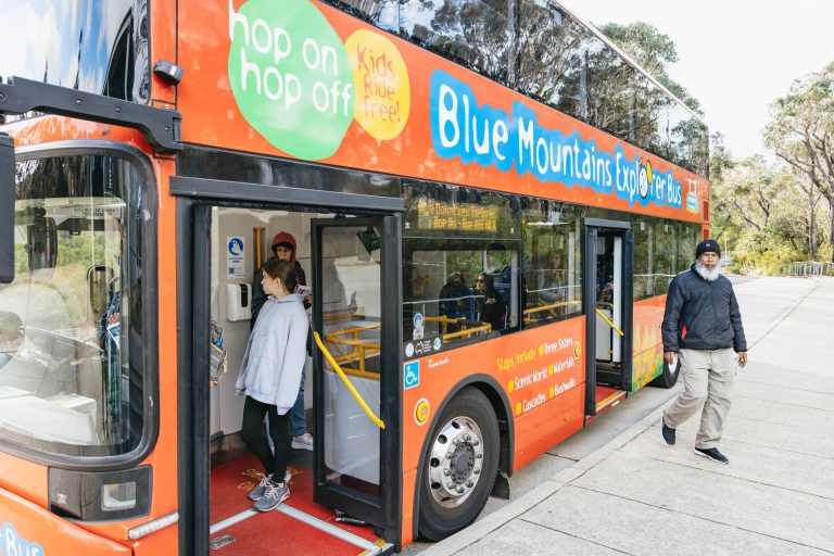 Katoomba: hop on, hop off-bus Blue Mountains en Scenic World
