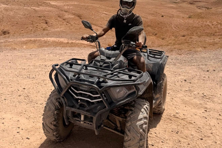 From Marrakech: Agafay Desert Quad Bike, Dinner & Live Show