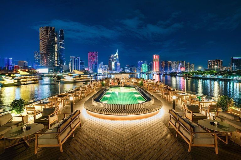 Ho Chi Minh Luxury Dinner Buffet Cruise with DJ & Live Music Buffet Dinner Cruise + Roundtrip Transfer