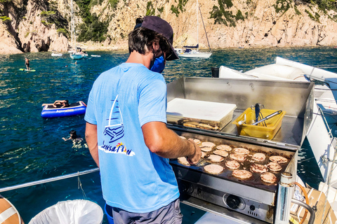 Lloret de Mar: Catamaran Sailing Cruise with BBQ and Drinks Afternoon Catamaran Sailing Cruise with Barbeque & Drinks