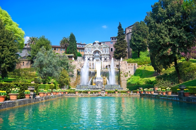 Halve dagtour door Tivoli Garden Villa D'Este & Villa Adriana