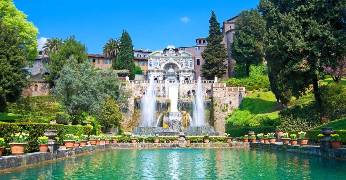 Tour dei Giardini di Tivoli, Villa d'Este e Villa Adriana