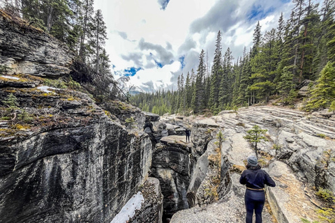Aventura en el campo de hielo Columbia, cañón Mistaya y lago Peyto