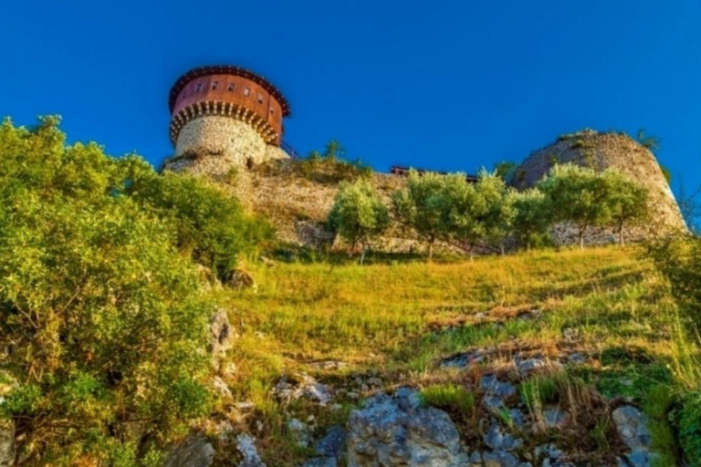 From Durres/Tirana: Zip Line, Petrela Castle, and Waterfall