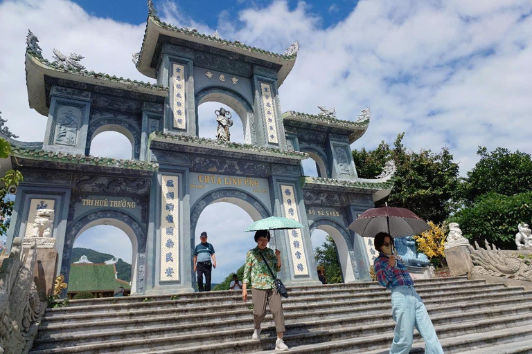 Hoi An: Golden Bridge, Lady Buddha och Marble Mountain Trip